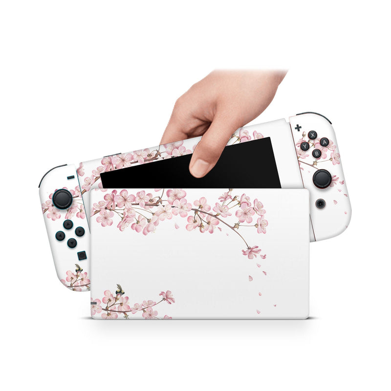 Nintendo Switch Skin Decal For Console Joy-Con And Dock Bouquet Branch