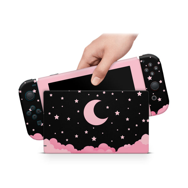 Nintendo Switch Skin Decal For Console Joy-Con And Dock Head in the Cloud