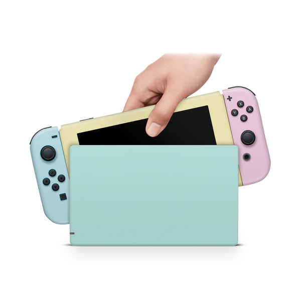 Nintendo Switch Skin Decal For Console Joy-Con And Dock Sun Colored 80s