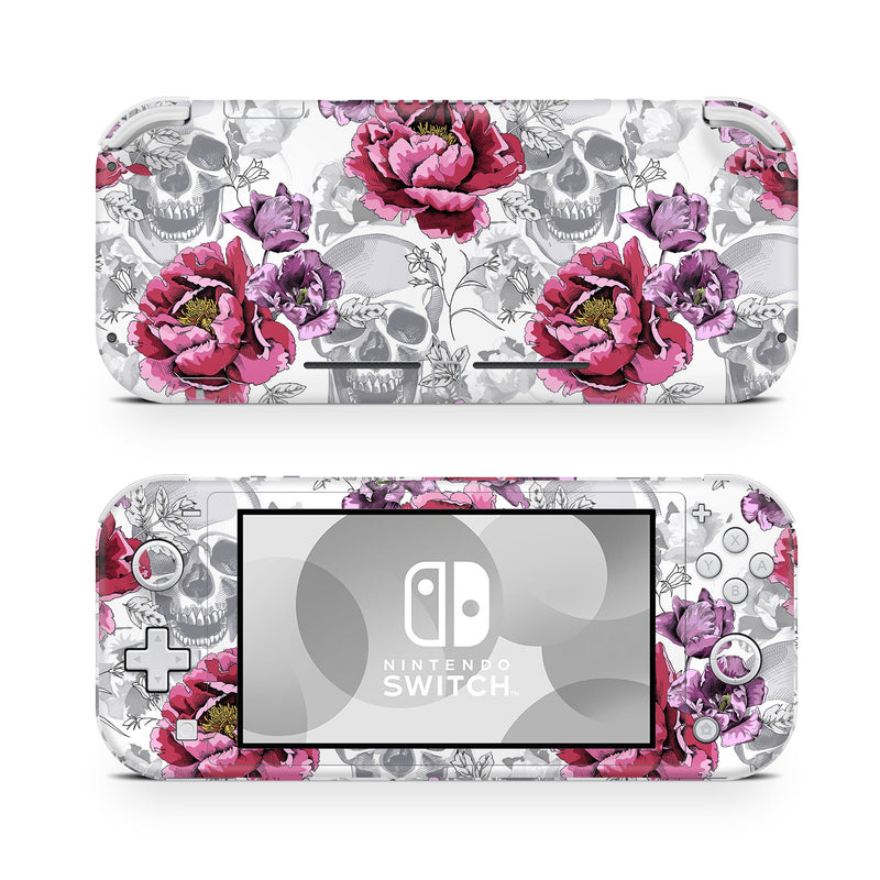 Nintendo Switch Lite Skin Decal For Console Skeleton Horror
