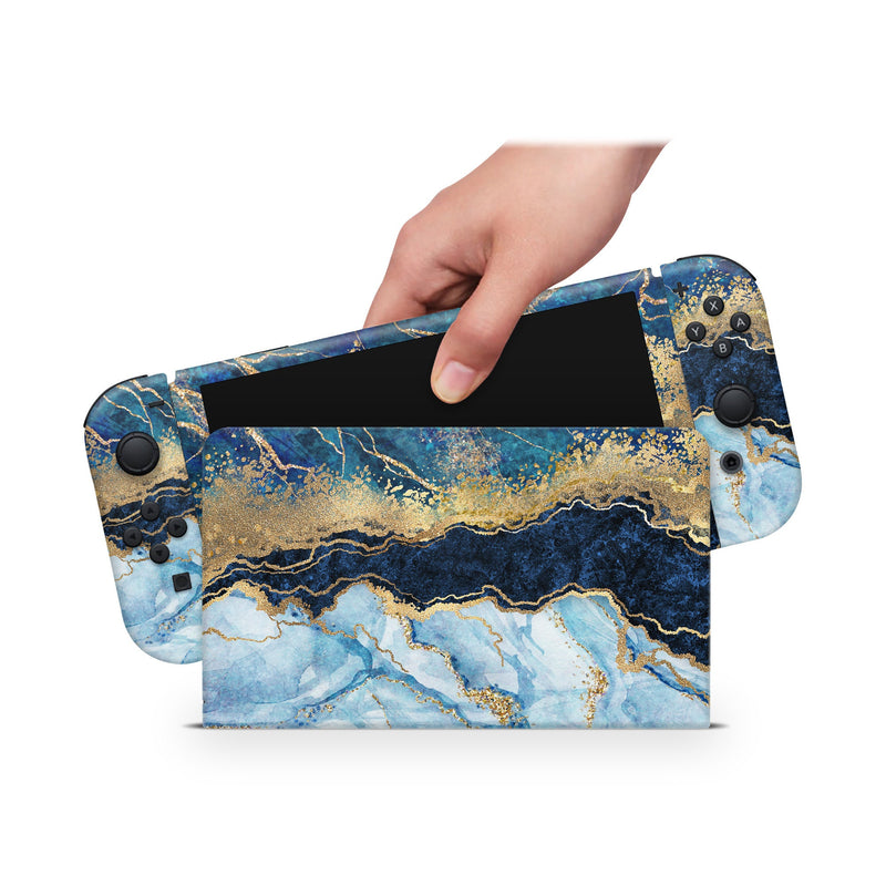 Oled Nintendo Switch Skin Decals Limestone Wrap Vinyl