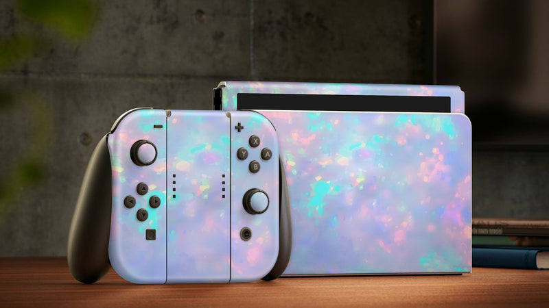 Oled Nintendo Switch Skin Decals Gemstone Wrap Vinyl