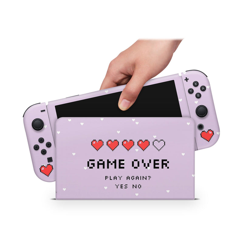 Oled Nintendo Switch Skin Decals Gaming Girl Wrap Vinyl