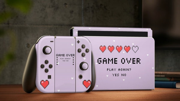 Oled Nintendo Switch Skin Decals Gaming Girl Wrap Vinyl