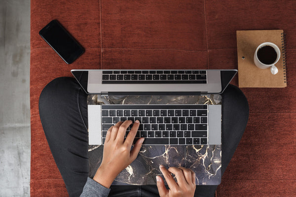 Charbon MacBook Skin MacBook Pro Skin MacBook Air Pro 13 15 inch Touch Bar Skin Laptop Decal Vinyl Sticker
