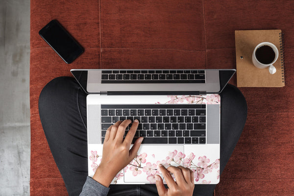 Sakura MacBook Skin MacBook Pro Skin MacBook Air Pro 13 15 inch Touch Bar Skin Laptop Decal Vinyl Sticker