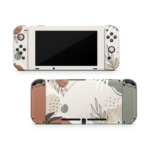 Nintendo Switch Skin Decal For Console Joy-Con And Dock Naturel