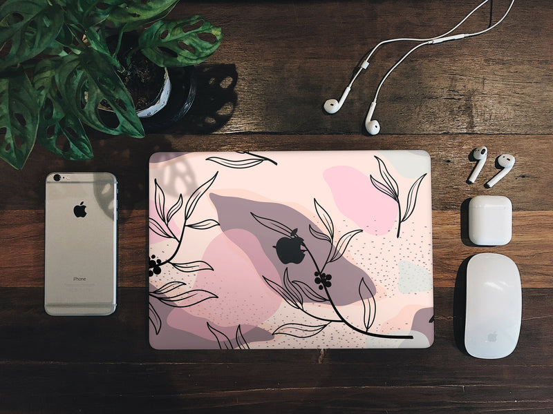 Flora Fashion MacBook Skin MacBook Pro Skin MacBook Air Pro 13 15 inch Touch Bar Skin Laptop Decal Vinyl Sticker