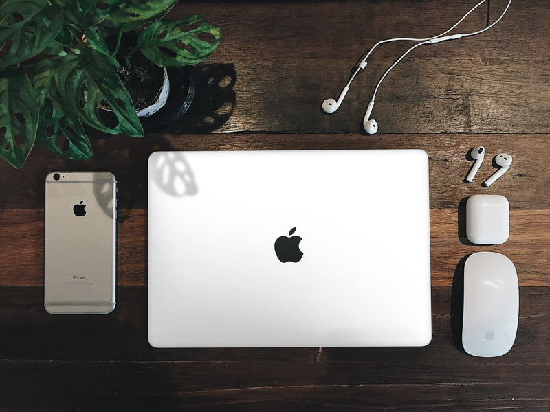 Solid White MacBook Skin MacBook Pro Skin MacBook Air Pro 13 15 inch Touch Bar Skin Laptop Decal Vinyl Sticker
