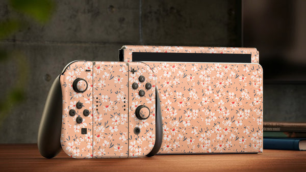 Oled Nintendo Switch Skin Decals Summertime Wrap Vinyl