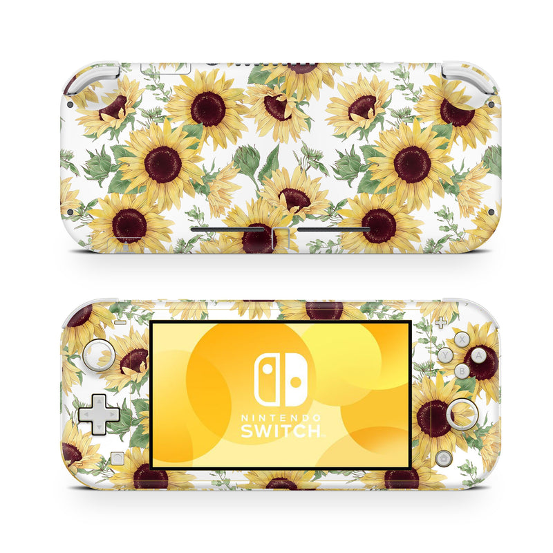 Nintendo Switch Lite Skin Decal For Game Console Sunflowers