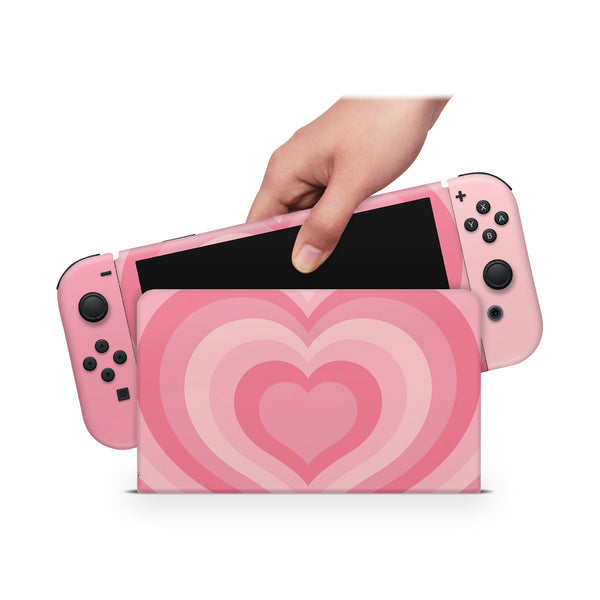 Oled Nintendo Switch Skin Decals Love you Wrap Vinyl