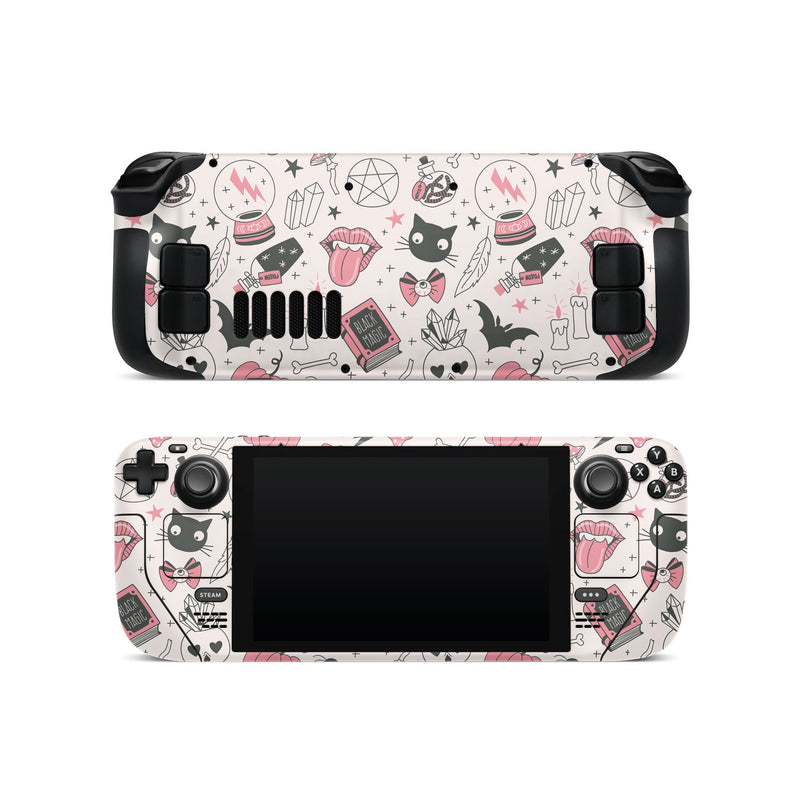 Steam Deck Valve Skins Vinyl Sticker Magic Pinky Design Premium Skin