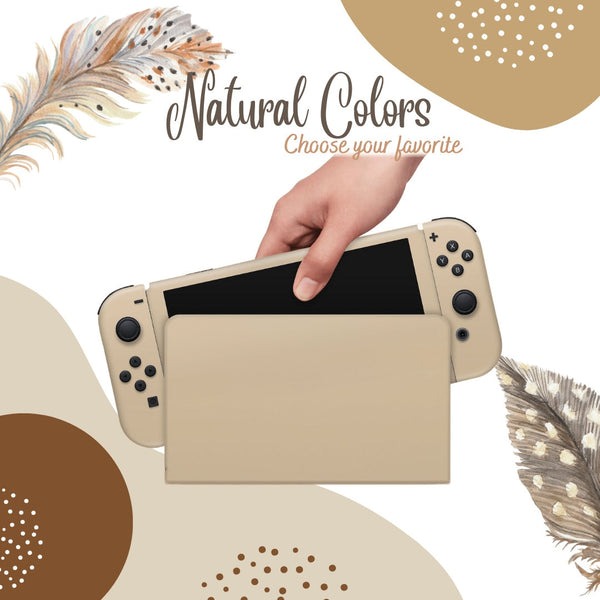 Oled Nintendo Switch Skin Decals Natural Colors Full Wrap Vinyl