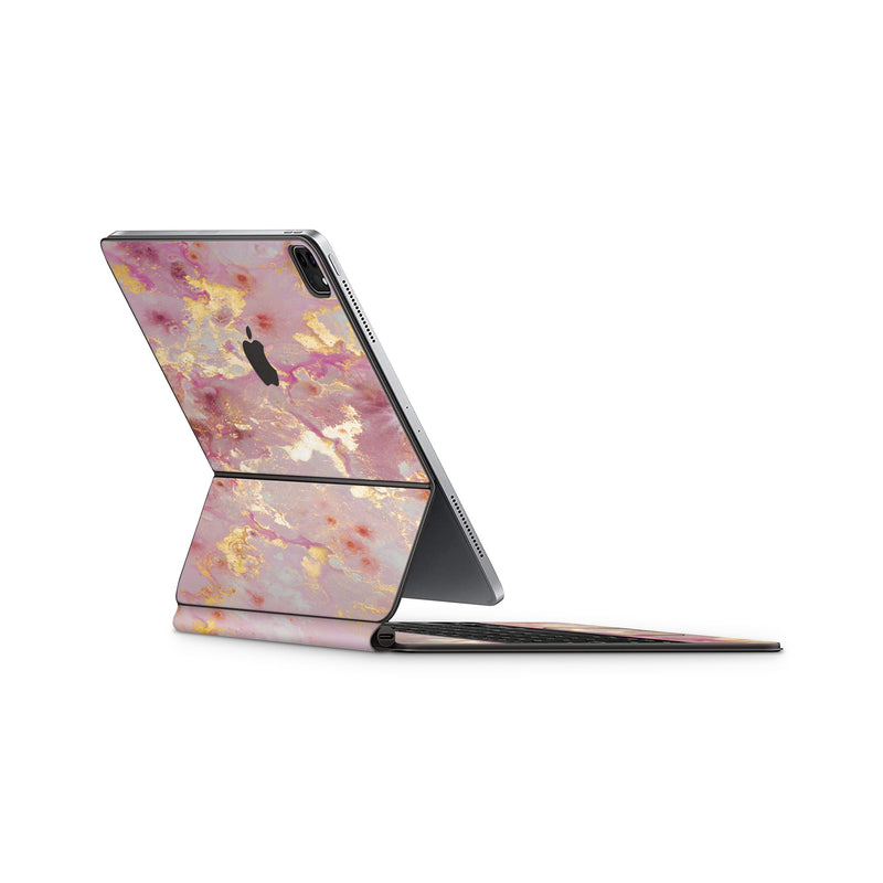 Apple Magic Keyboard Skin Decals Pink Gold Wrap Vinyl
