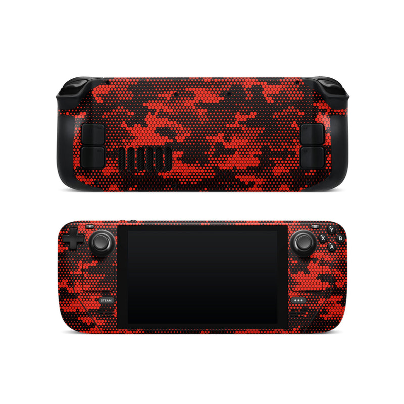 Steam Deck Valve Skins Vinyl Sticker Camo Design Premium Skin