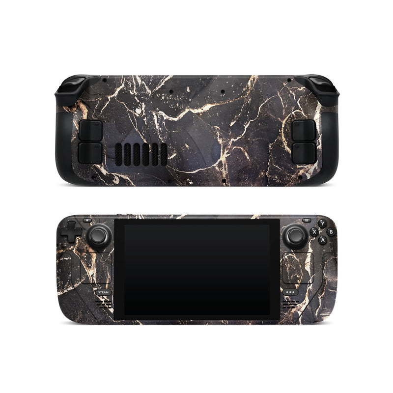 Steam Deck Valve Skins Vinyl Sticker Charbon Design Premium Skin