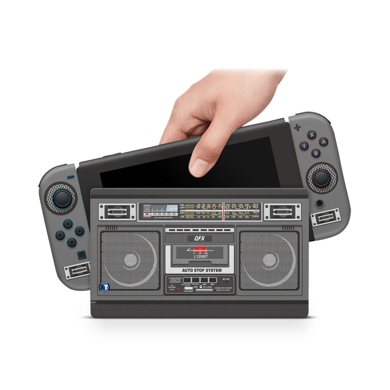 Nintendo Switch Skin Decal For Console Joy-Con And Dock Radio