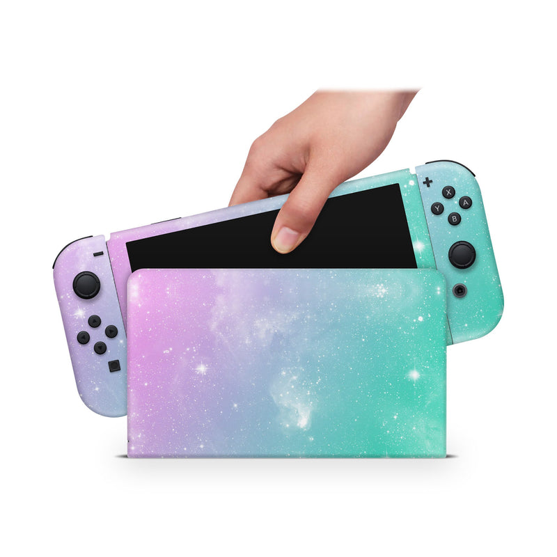 Oled Nintendo Switch Skin Decals Cosmos Universe Wrap Vinyl