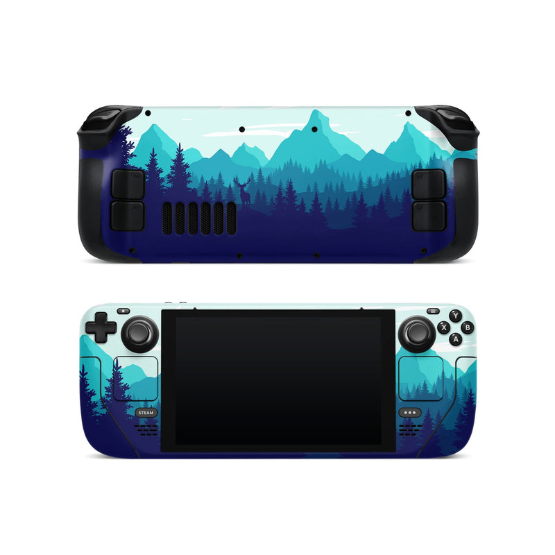 Steam Deck Valve Skins Vinyl Sticker Wood And Nature Design Premium Skin