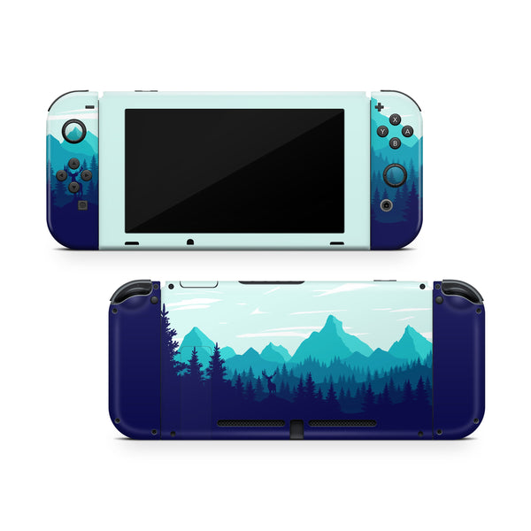Wood And Nature Nintendo Switch Skin Decal For Console Joy-Con And Dock