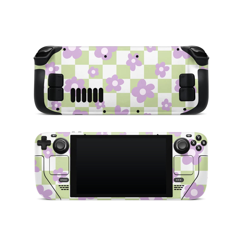 Steam Deck Valve Skins Vinyl Sticker CheckerBoard Design Premium Skin