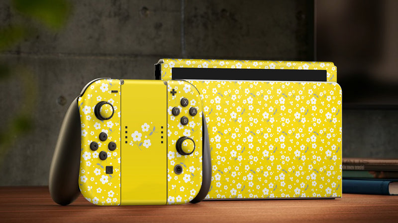 Oled Nintendo Switch Skin Decals Marguerite Wrap Vinyl