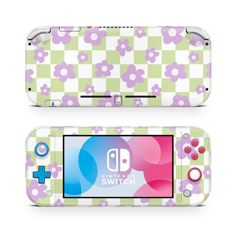 Nintendo Switch Lite Skin Decal For Game Console CheckerBoard