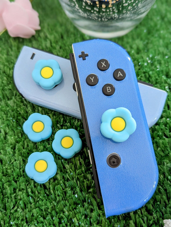 Oled Nintendo Switch Skin Decals Sentimental Baby Blue Wrap Vinyl