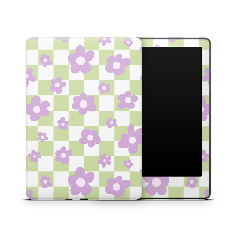 Retro Flowers Amazon Kindle Decals Skins