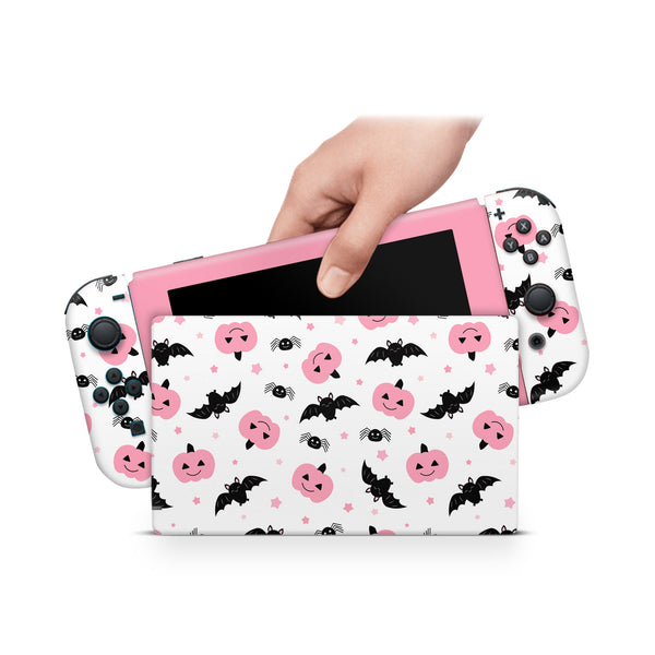 Nintendo Switch Skin Decal Sticker Design Set Ghostly