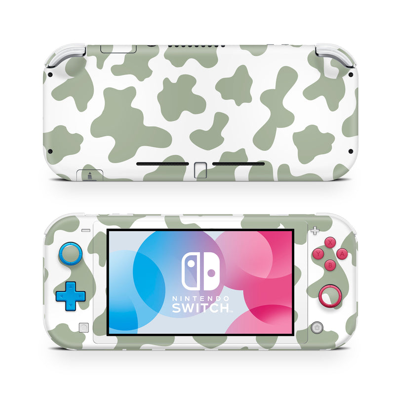 Nintendo Switch Lite Skin Decal For Game Console Cow Green