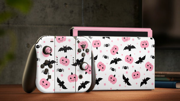 Nintendo Switch Skin Decal Sticker Design Set Ghostly