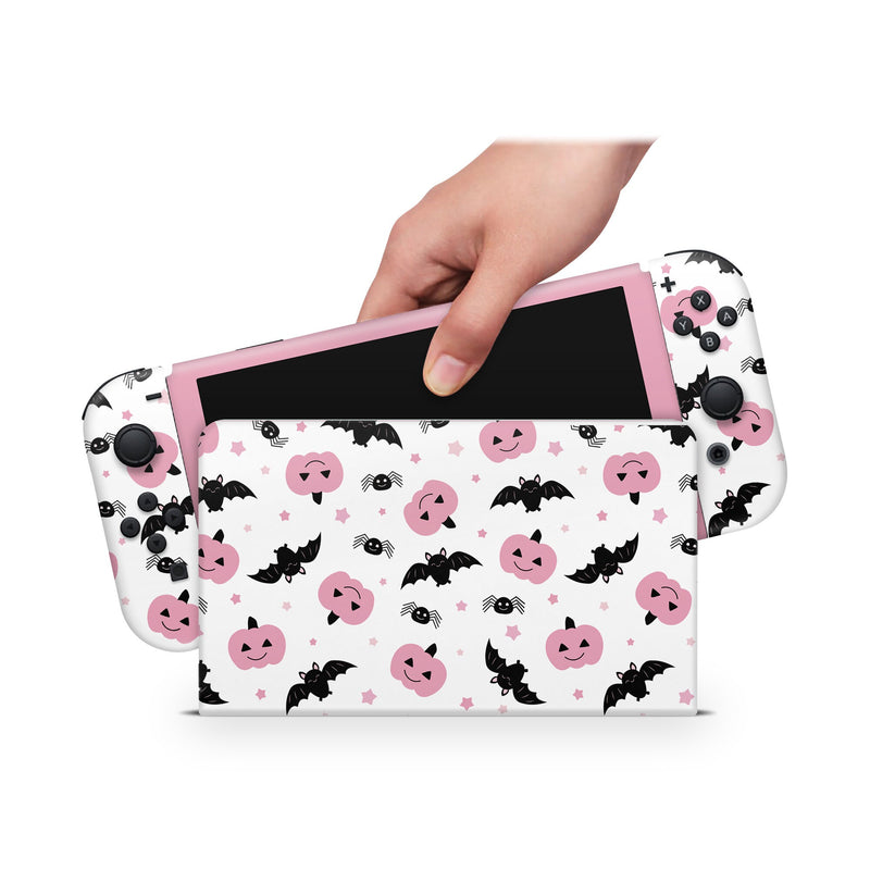 Oled Nintendo Switch Skin Decals Ghostly Full Wrap Vinyl
