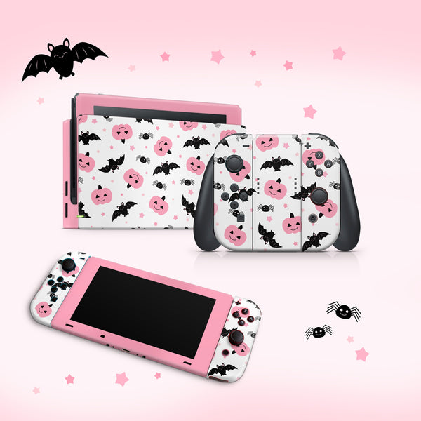 Nintendo Switch Skin Ghostly Design Decal Set Full Wrap Console Cover