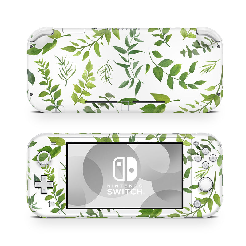 Nintendo Switch Lite Skin Decal For Game Console Leaves
