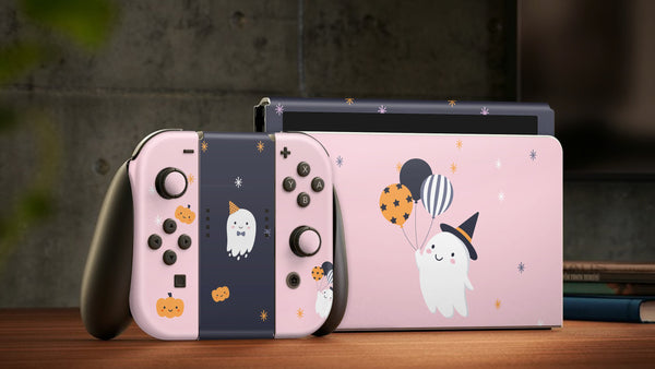 Oled Nintendo Switch Skin Decals Spooky Wrap Vinyl