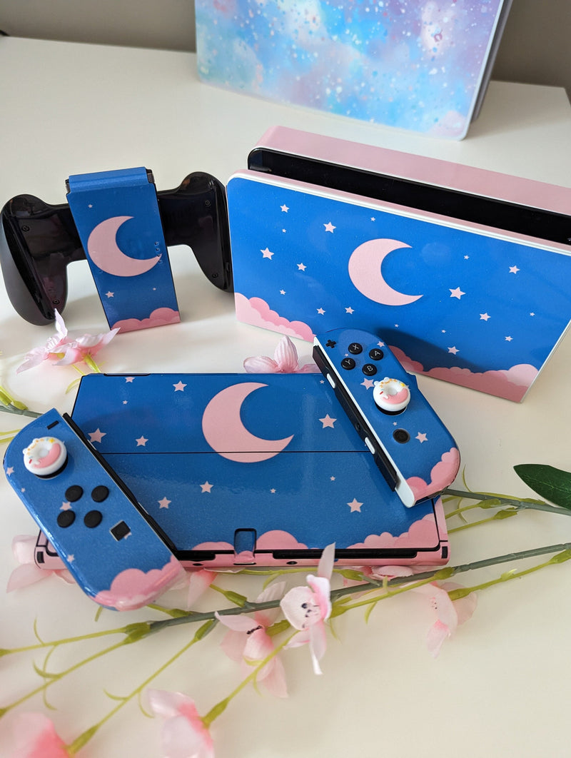 Oled Nintendo Switch Skin Decals Astronomy Wrap Vinyl