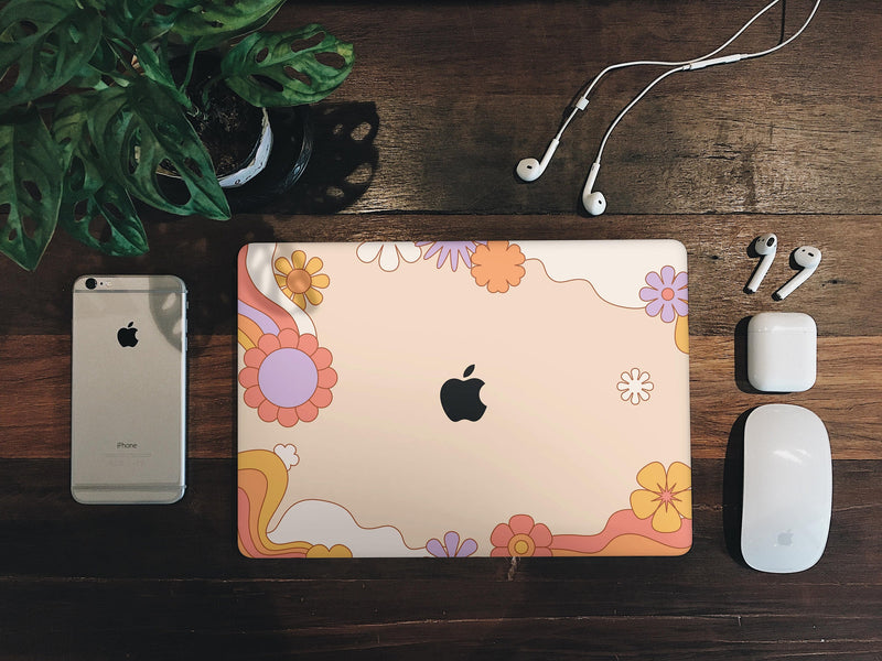 Hippie MacBook Skin MacBook Pro Skin MacBook Air Pro 13 15 inch Touch Bar Skin Laptop Decal Vinyl Sticker