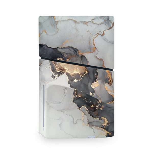 Marble Decal For PS5 Slim Playstation 5 Console And Controller , Full Wrap Vinyl For PS5 Slim