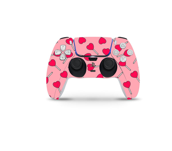 Valentine's Sugar Decal For PS5 Slim Playstation 5 Console And Controller , Full Wrap Vinyl For PS5 Slim