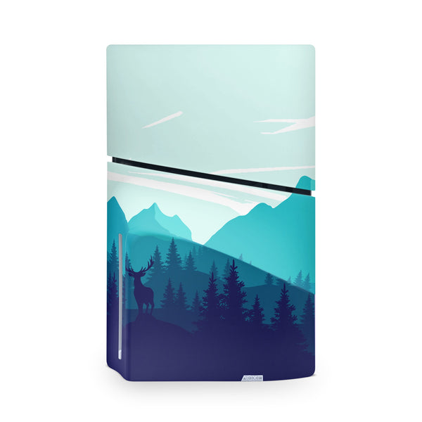 Alpine Decal For PS5 Slim Playstation 5 Console And Controller , Full Wrap Vinyl For PS5 Slim
