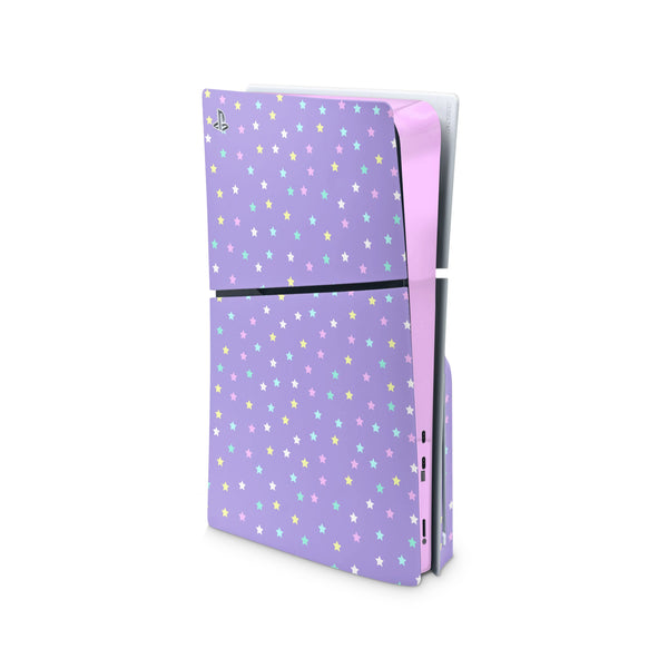 Starry Decal For PS5 Slim Playstation 5 Console And Controller , Full Wrap Vinyl For PS5 Slim