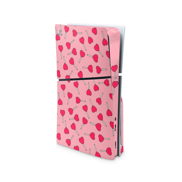Valentine's Sugar Decal For PS5 Slim Playstation 5 Console And Controller , Full Wrap Vinyl For PS5 Slim