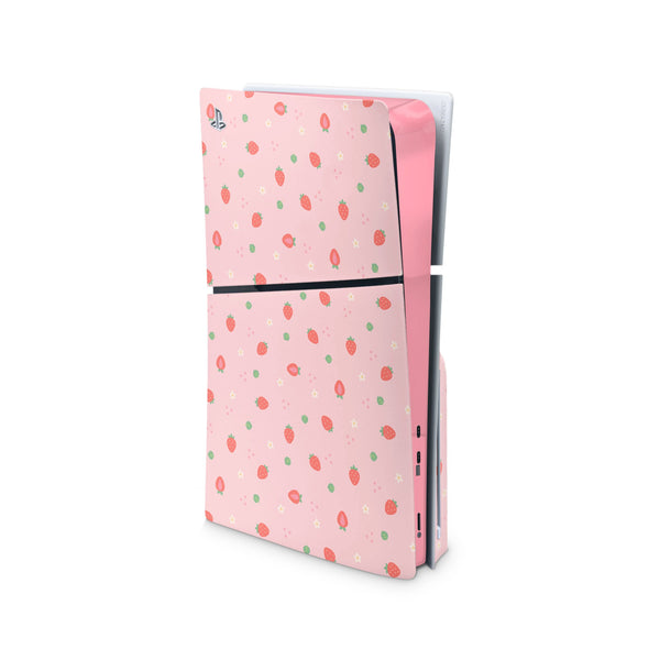Little Berries Decal For PS5 Slim Playstation 5 Console And Controller , Full Wrap Vinyl For PS5 Slim