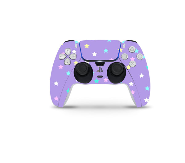 Starry Decal For PS5 Slim Playstation 5 Console And Controller , Full Wrap Vinyl For PS5 Slim