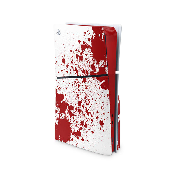 Blood Decal For PS5 Slim Playstation 5 Console And Controller , Full Wrap Vinyl For PS5 Slim