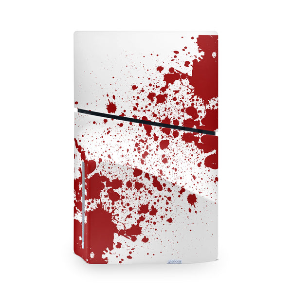 Blood Decal For PS5 Slim Playstation 5 Console And Controller , Full Wrap Vinyl For PS5 Slim