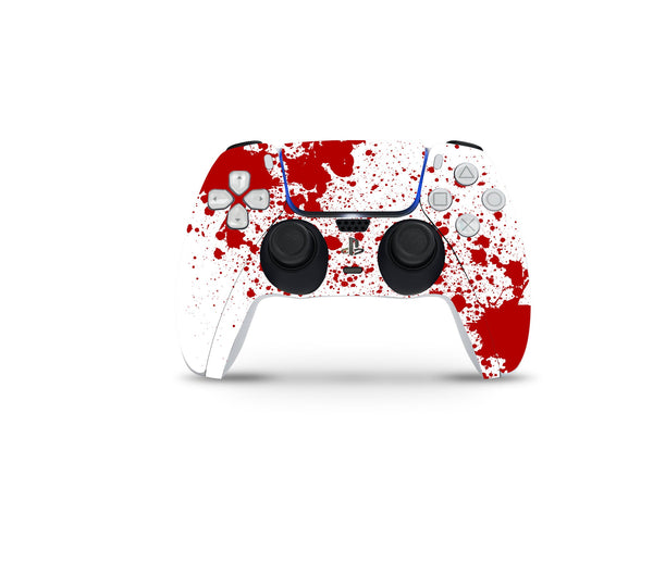 Blood Decal For PS5 Slim Playstation 5 Console And Controller , Full Wrap Vinyl For PS5 Slim