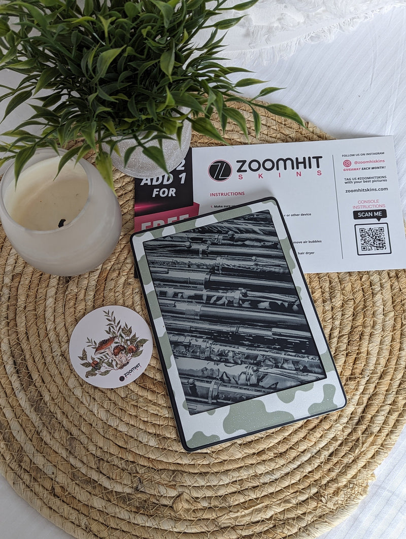 Green Cow Amazon Kindle Decals Skins